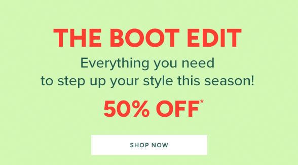 50% off Cozy Boots