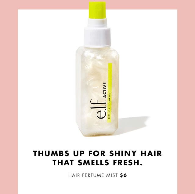 Thumbs Up For Shiny Hair That Smells Fresh. Hair Perfume Mist $6