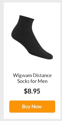 Wigwam Distance Socks for Men, 2-Pack