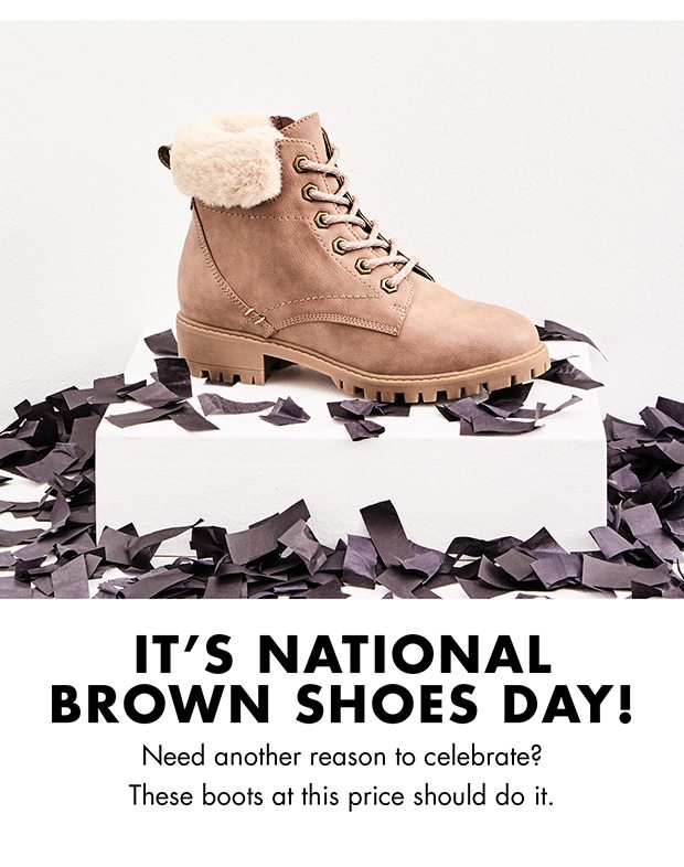 It's national brown shoes day!
