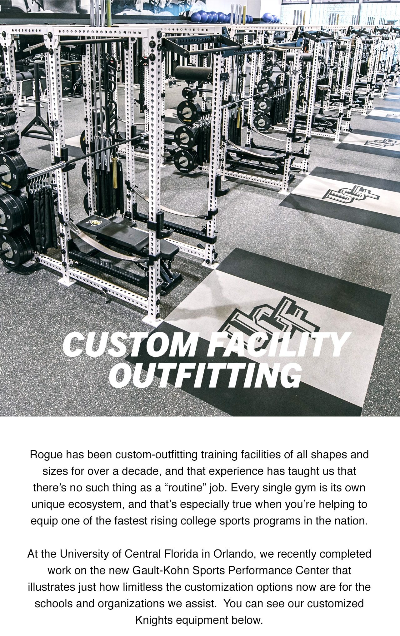 Custom Facility Outfitting