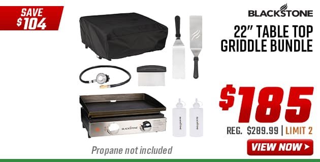 Blackstone 22'' Table Top Griddle Bundle