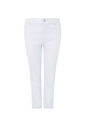 Idabella capri jeans with organic cotton white