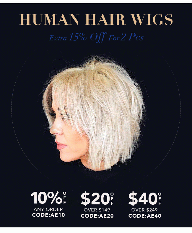 100% Human Hair Wigs for Comfort & Most Natural Look - Wigsbuy Email Archive
