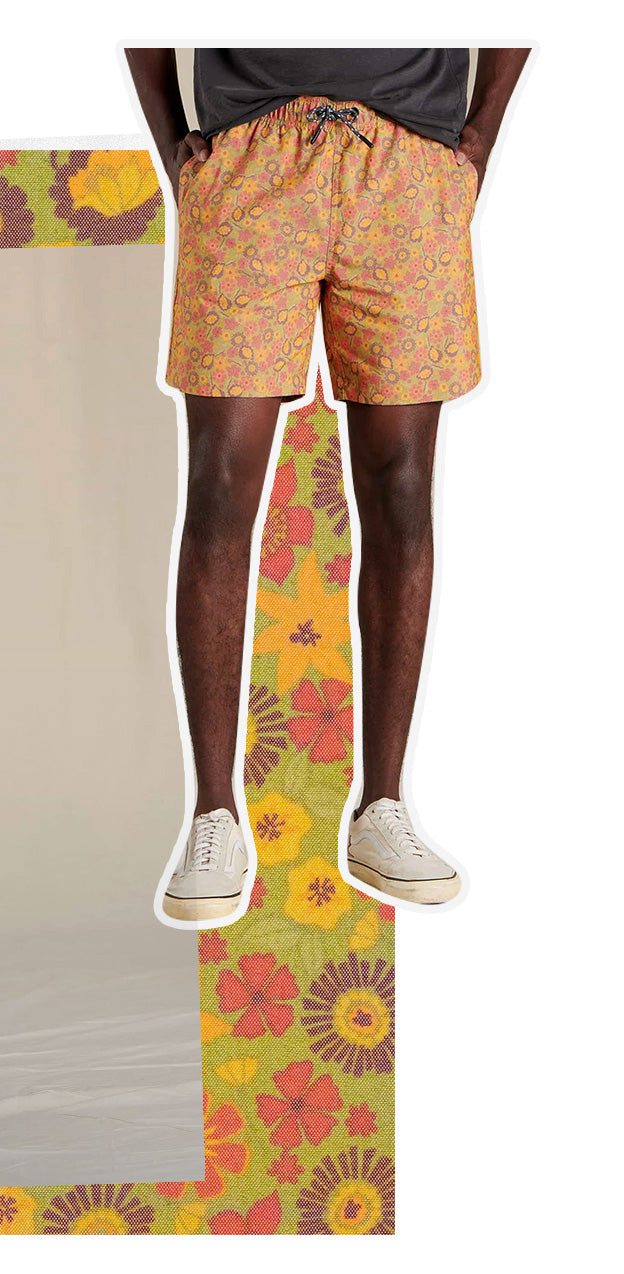 Men's Boundless Short in Grenadine Ditsy Print