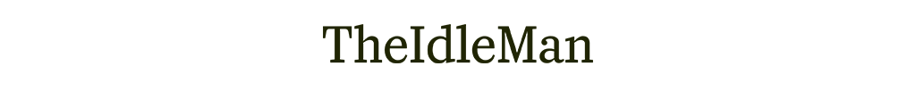 The Idle Man logo