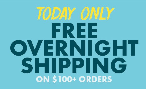 FREE OVERNIGHT SHIPPING