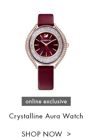 Crystalline Aura Watch Red