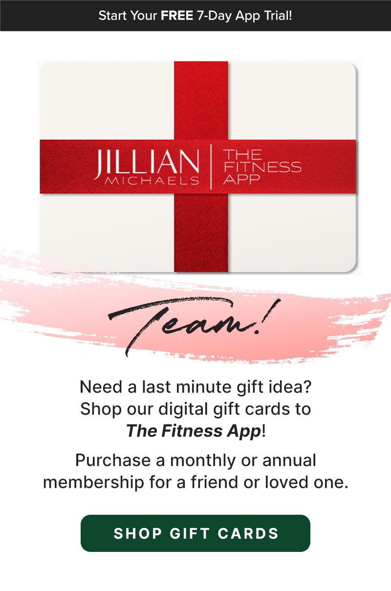 Jillian Michaels Newsletter - The Fitness App