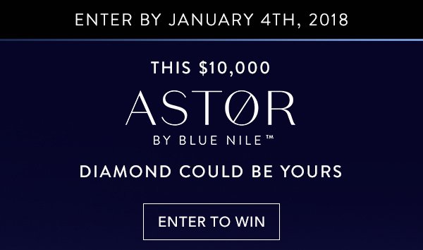 This $10,000 Astor By Blue Nile™ Diamond Could Be Yours. Enter To Win