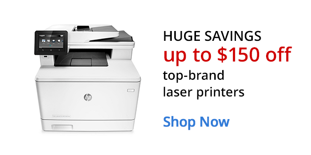 Save Up To $150 Off laser printers