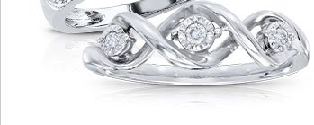 Diamond Twist Ring