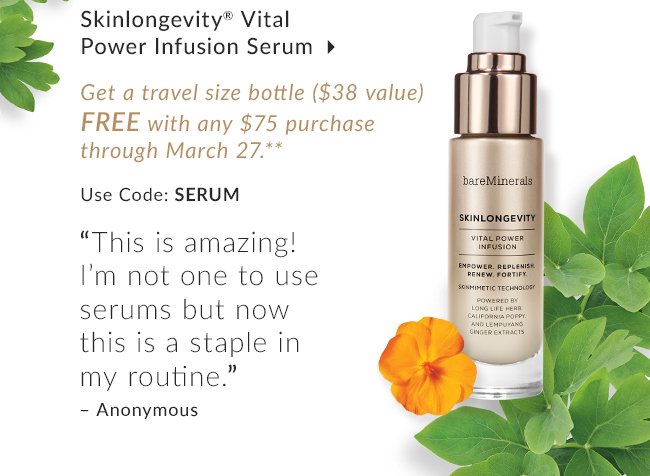 SkinLongevity® Vital Power Infusion Serum