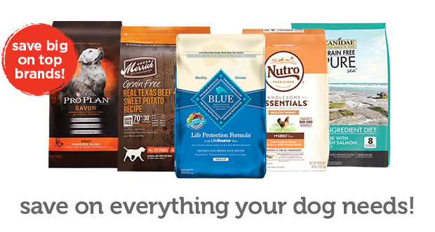 Save on everything your dog needs!