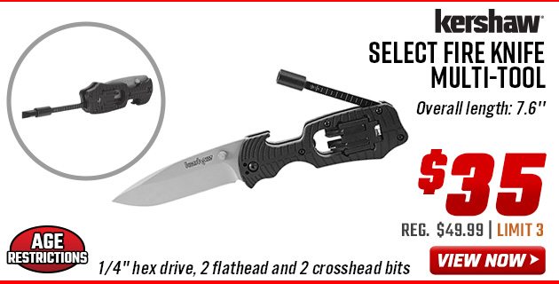 Kershaw Select Fire Knife Multi-Tool