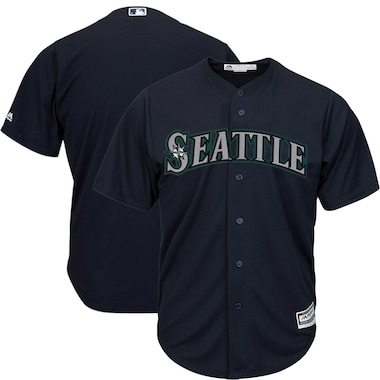 Seattle Mariners Majestic Official Cool Base Jersey - Navy