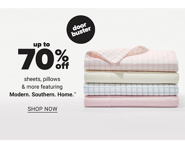 Up to 70% off Sheets, Pillows & more - Shop Now