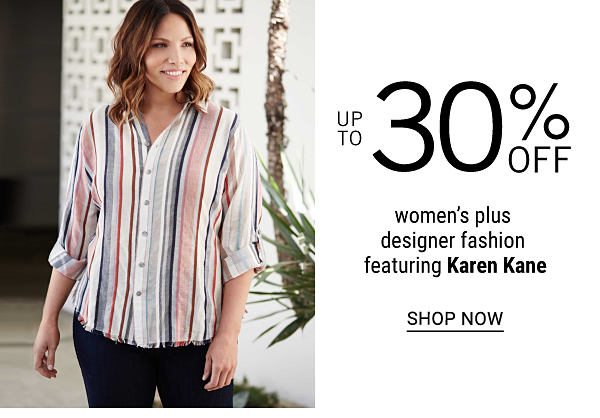 Up to 30% off women's plus designer fashion featuring Karen Kane. Shop Now.