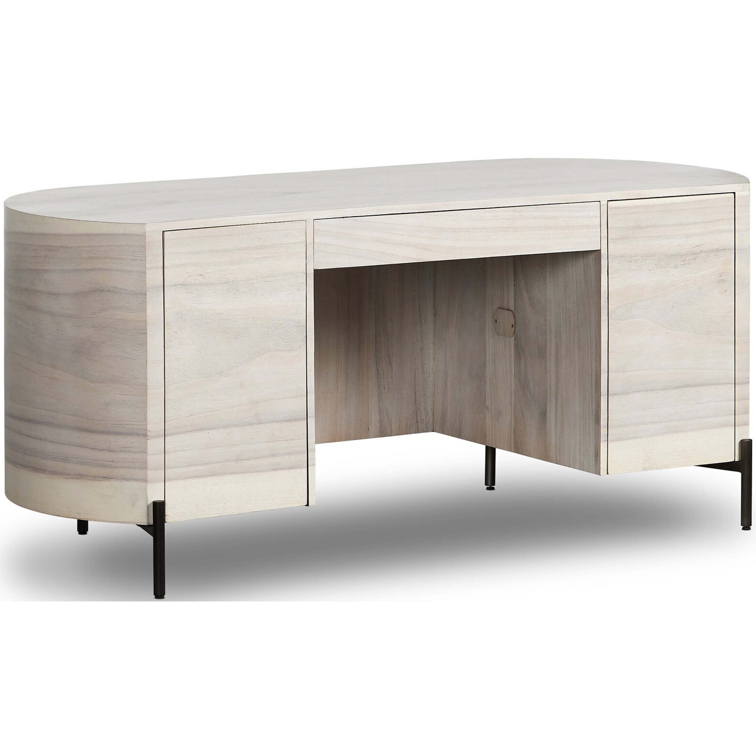 Image of Lunas Executive Desk, Bleached Guanacaste