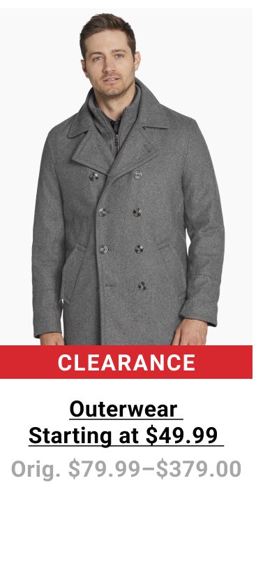 Clearance Outerwear Starting at $49.99 Orig. $79.99-$379.99