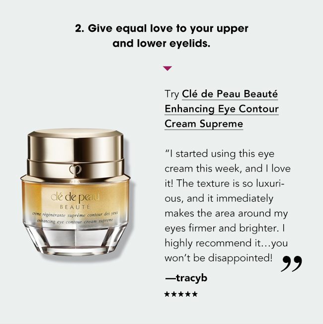 2. Give equal love to your upper and lower eyelids.