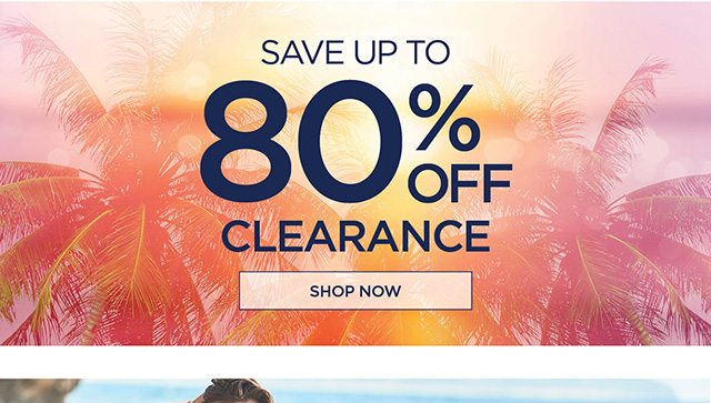 Save Up to 80% Off Clearance