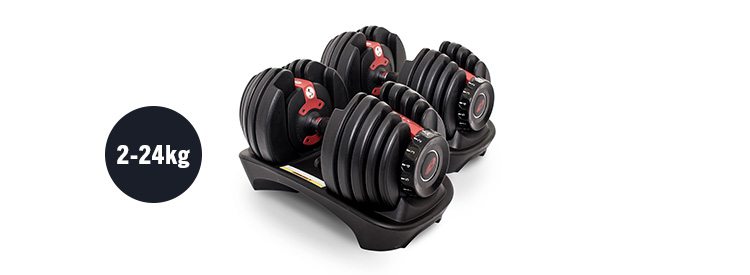 Bowflex 2-24 Kg Bowflex SelectTech 552i Dumbbells (Pair)