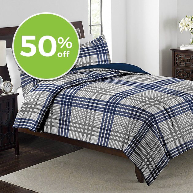 Reversible 3-Piece Comforter Sets - 50% off