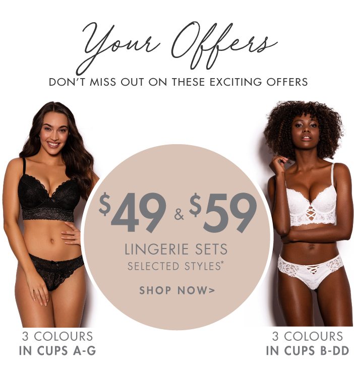 $49 and $59 Lingerie Sets 