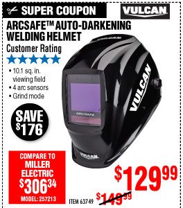 ArcSafe™ Auto Darkening Welding Helmet