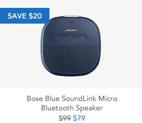 Shop Bose Blue SoundLink Micro Bluetooth Speaker