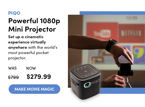 Powerful 1080p Mini Projector | Make Movie Magic 