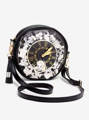 Loungefly Alice In Wonderland Clock Crossbody Bag