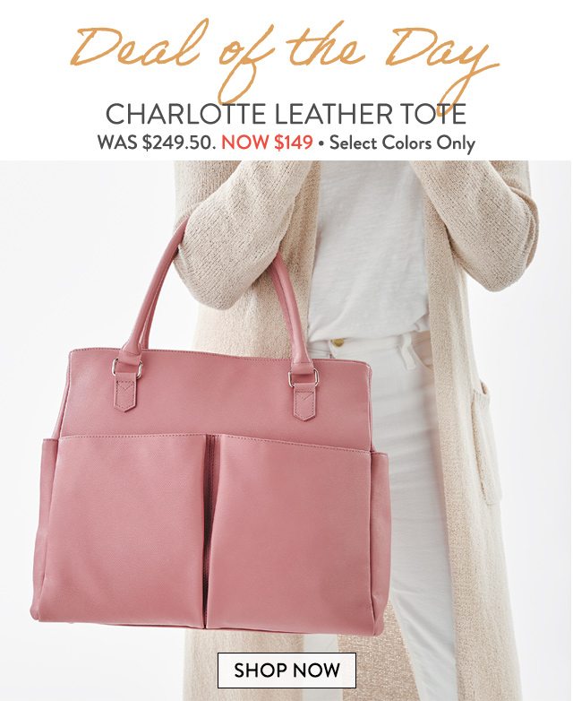 Shop Charlotte Leather Tote