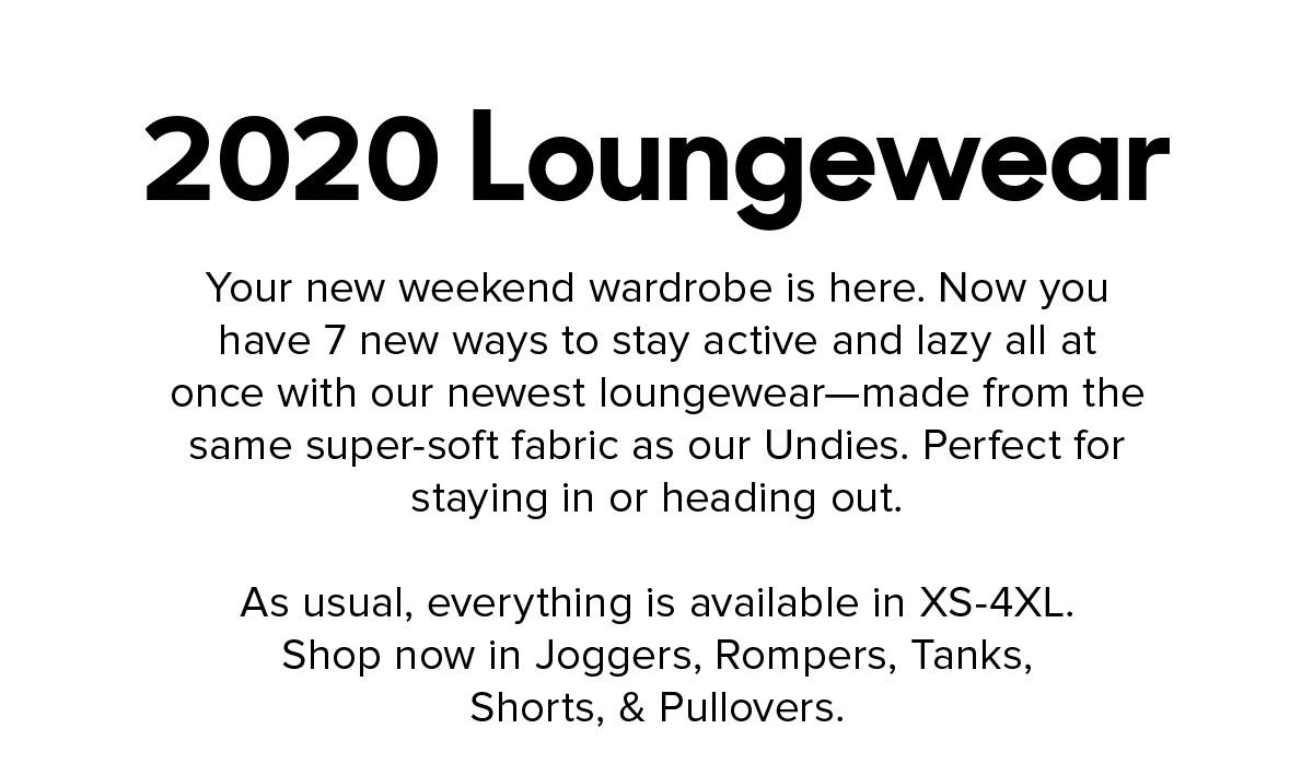 Introducing 7 new ways to stay active and lazy all at once. Our super-soft MicroModal loungewear had a sudden glow-up and the result is the comfiest, cutest, out-and-about-wear you could imagine. 