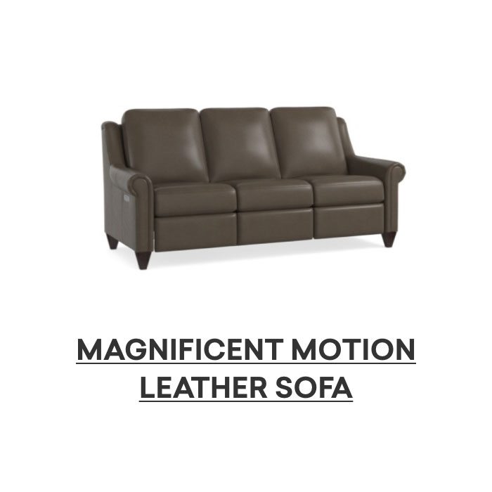 Magnificent Motion Leather Sofa. Shop now.