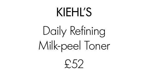 Kiehl’s Daily refining milk-peel toner £52