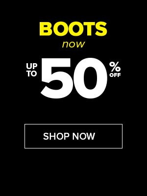 Boots Now Up To 50% Off