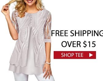 FREE SHIPPING OVER $15