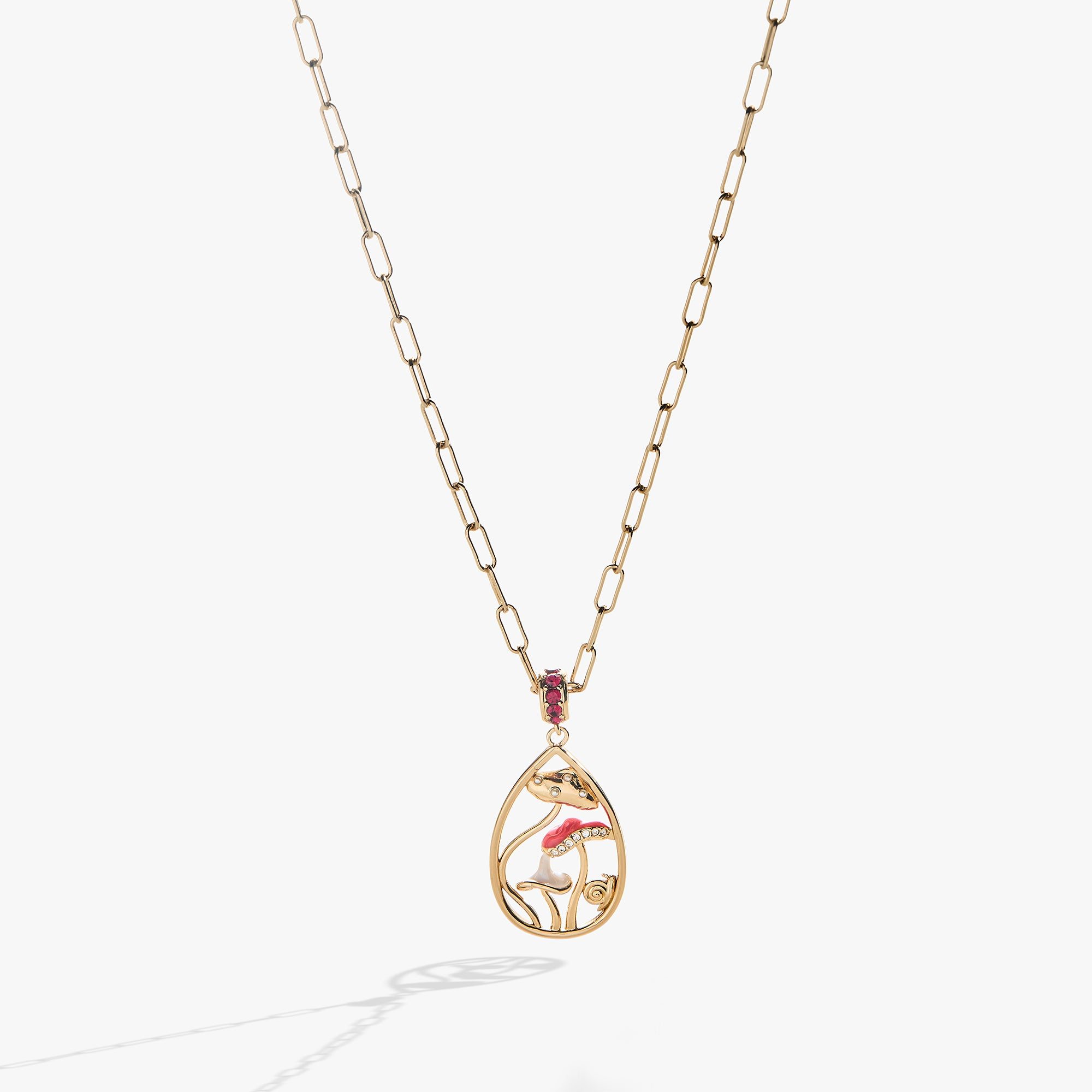 Image of Mushroom Pendant Necklace