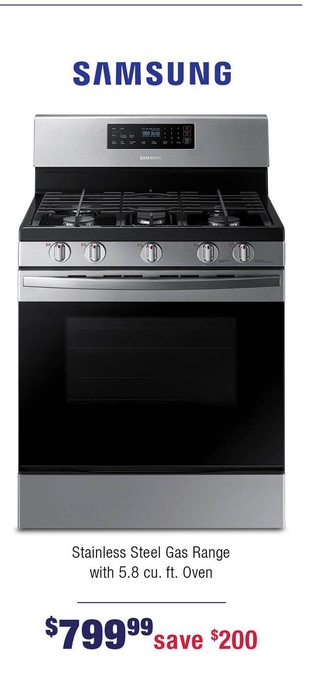 Samsung-stainless-gas-range