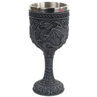 Celtic Dragon Wine Goblet