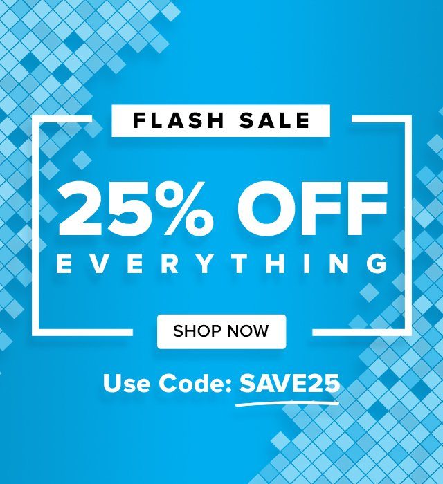 Flash Sale - 25% Off