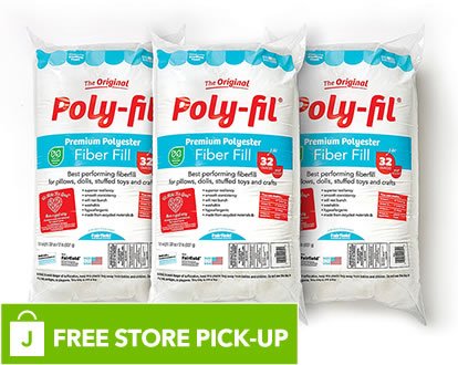 Poly-Fil 32 Oz Fiberfill. FREE Store Pick-Up.