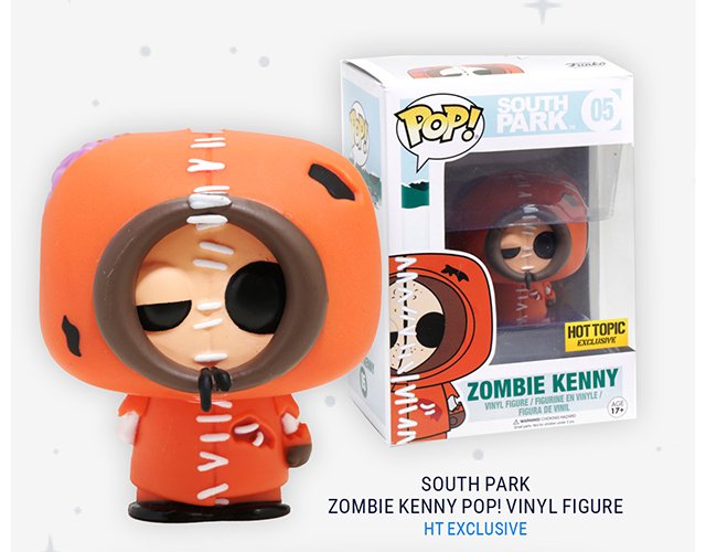 South Park Zombie Kenny Pop! Vinyl Figure - HT Exclusive