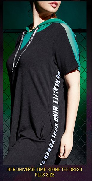 Time Stone Tee Dress Plus Size