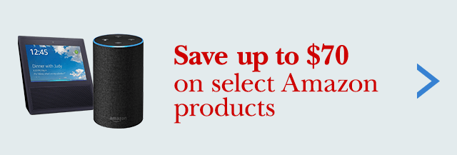 Save up to $70 on Select Amazon Products