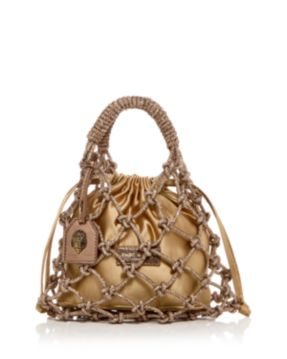 Kurt Geiger London Small Embellished Macrame Tote