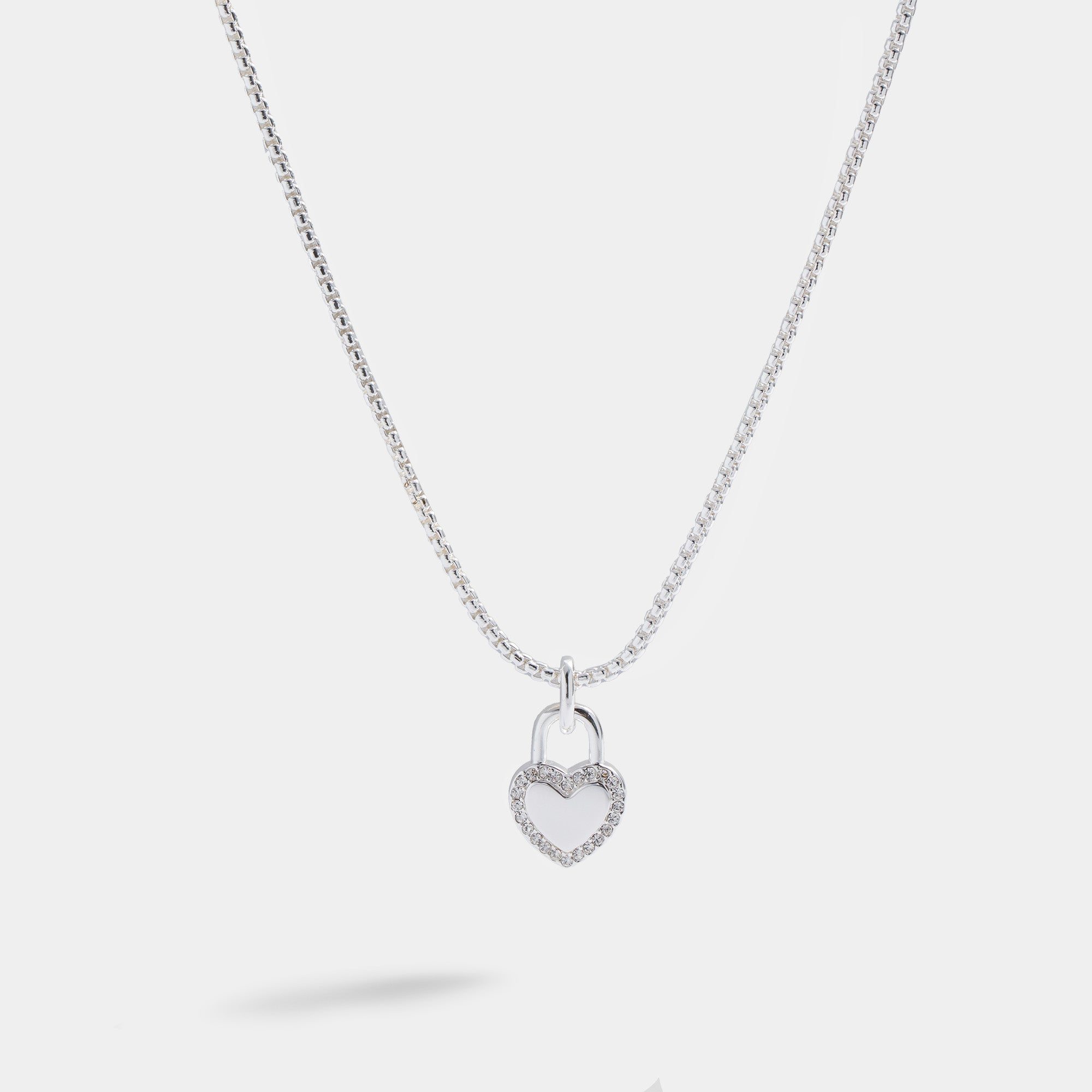 Image of Heart Lock 'Follow Your Dreams' Necklace