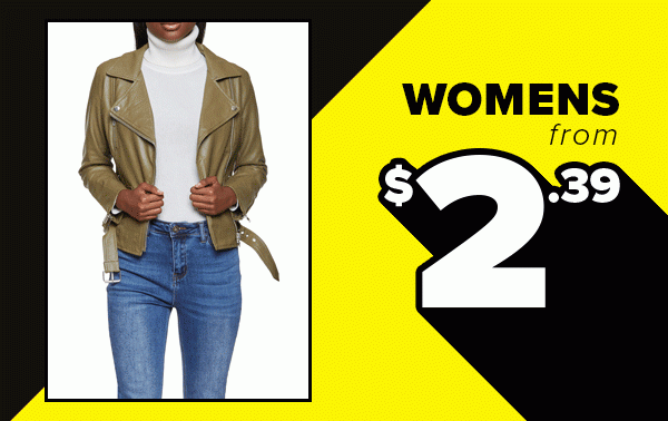 Womens from $2.39